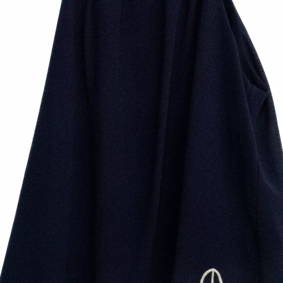 Papaya Women Navy Tank Top Cami Keyhole Neck Embroidered Solid Spaghetti Strap S - Picture 7 of 8